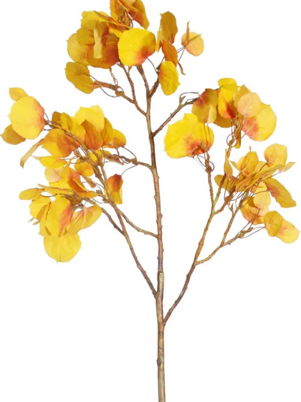 Aldik Home Artificial Tree Branches<Aspen Spray 42 in. Yellow