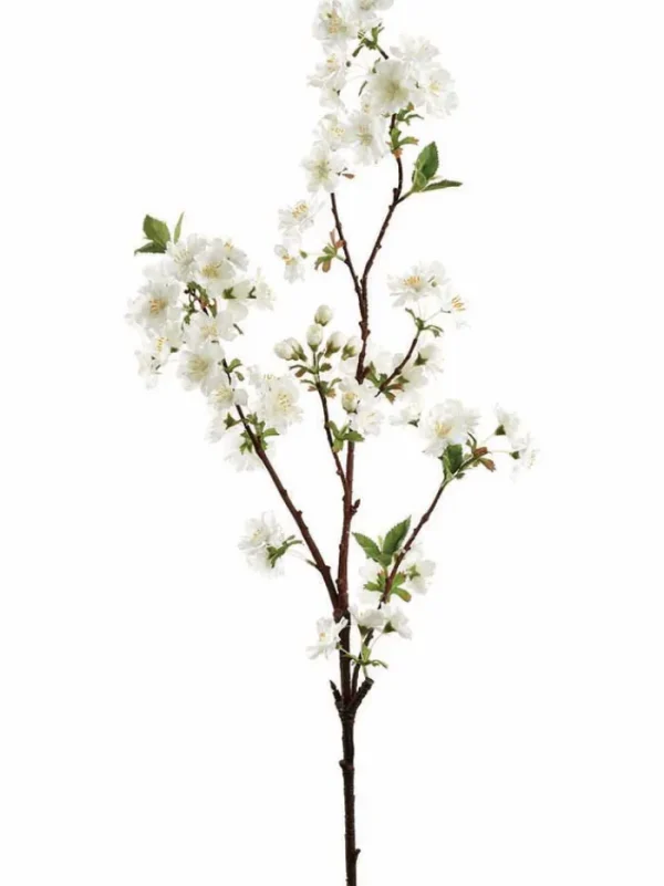 Aldik Home Artificial Tree Branches<Cherry Blossom Spray 36 in. Cream