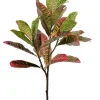 Aldik Home Artificial Tree Branches | Tropical Plants & Flowers<Croton Leaf Spray 37 in. Orange/Red/Green