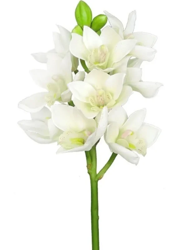 Aldik Home Silk Orchids<Cymbidium Orchid 19 in. White