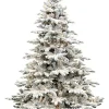 Aldik Home Flocked Christmas Trees | Pre Lit Christmas Trees<Deluxe Flocked Arctic 7.5 Feet