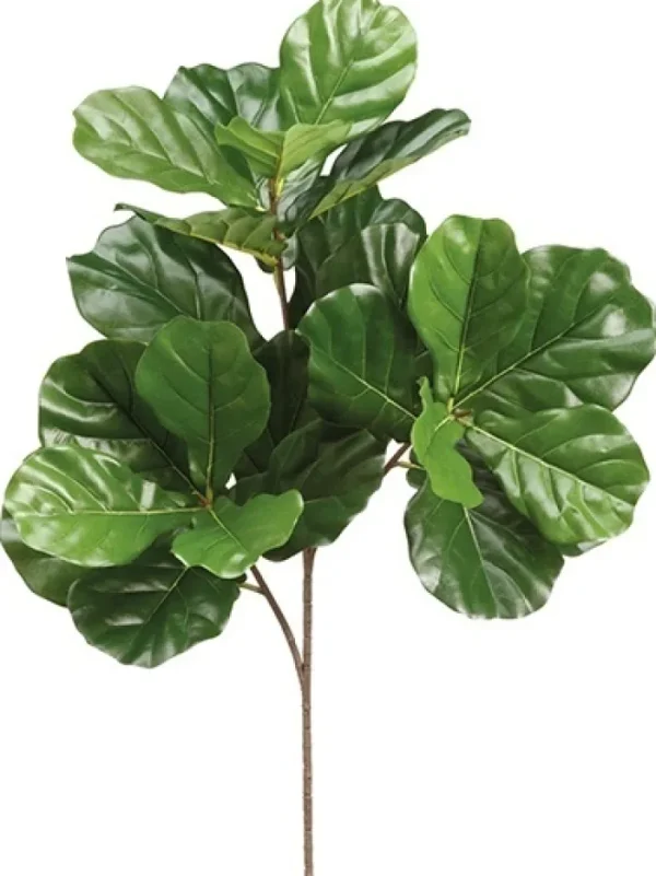Aldik Home Artificial Tree Branches | Tropical Plants & Flowers<Fiddle Leaf 34 in. Dark Green