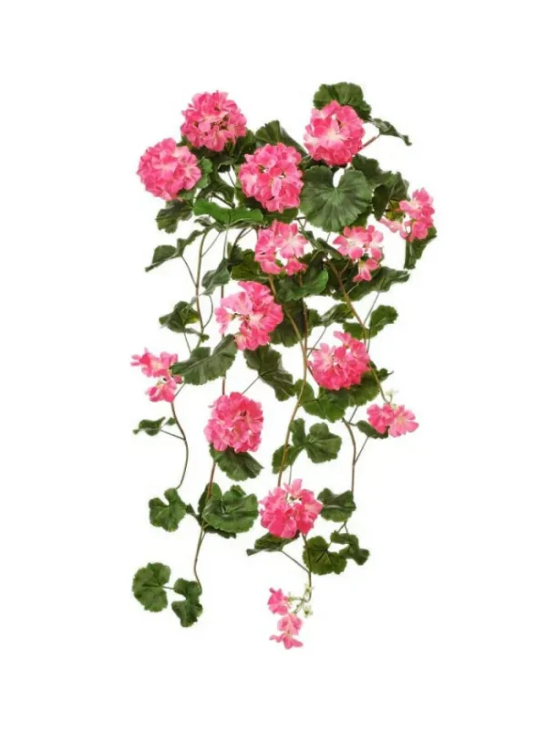 Aldik Home Flowering Bushes<Hanging Geranium Plant 36 in. Pink