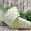Aldik Home Christmas Ribbon & Fabric<Jewel Floral Garden 4 in. x 10 yd. Ivory Dupion