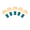 Aldik Home Outdoor Christmas Lights<LED G30 Ceramic Bulb 16 FT 25 Lights - Warm White