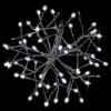 Aldik Home Outdoor Christmas Lights<LED Shimmer Sphere 12 in. Pure White Twinkle