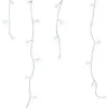 Aldik Home Outdoor Christmas Lights<LEDs Connect Icicles 24 FT - 250 Lights (Cool White)