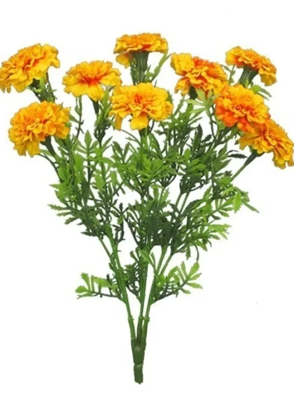 Aldik Home Flowering Bushes<Marigold Bush 14 in. Yellow / Orange