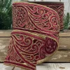 Aldik Home Christmas Ribbon & Fabric<Metallic Scroll Garland 3.5 in. x 10 yd. Hot Pink