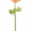 Aldik Home Natural Touch Silk Flowers<Natural Touch Anemone 17.5 in. Coral