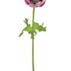 Aldik Home Natural Touch Silk Flowers<Natural Touch Anemone 17.5 in. Lavender