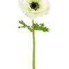 Aldik Home Natural Touch Silk Flowers<Natural Touch Anemone 17.5 in. White