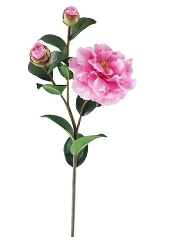 Aldik Home Natural Touch Silk Flowers<Natural Touch Camellia 28.5 in. Orchid