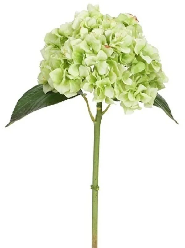 Aldik Home Natural Touch Silk Flowers<Natural Touch Hydrangea 18 in. Light Green