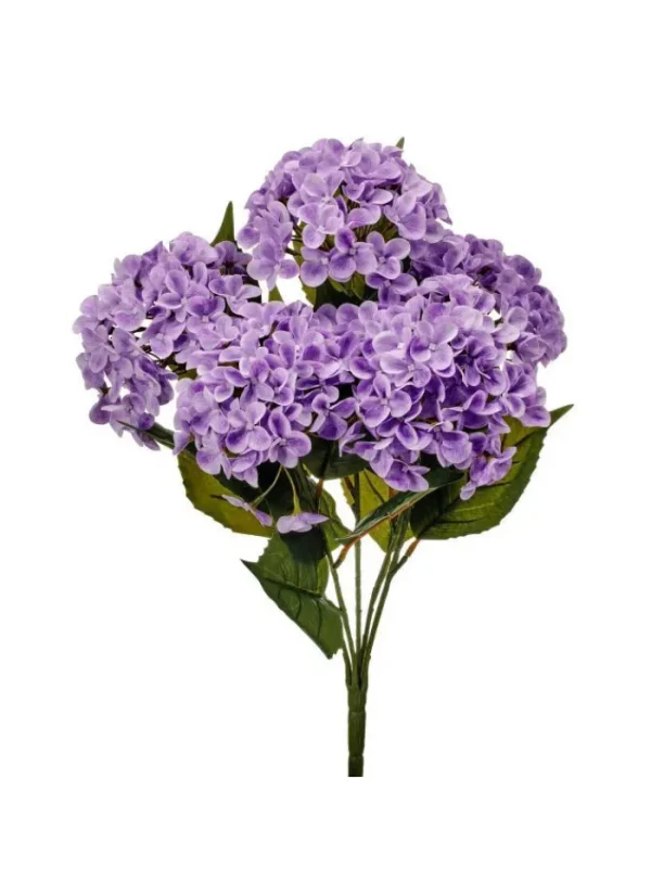 Aldik Home Flowering Bushes<Natural Touch Hydrangea Bush 22 in. Purple