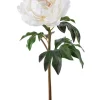 Aldik Home Natural Touch Silk Flowers<Natural Touch Peony 20.5 in. Beige