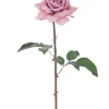 Aldik Home Natural Touch Silk Flowers | Silk Roses<Natural Touch Rose Dutchess Open 20 in. Deep Lavender