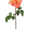 Aldik Home Natural Touch Silk Flowers | Silk Roses<Natural Touch Rose Westminster 20.5 in. Yellow / Peach