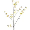 Aldik Home Artificial Tree Branches<Peach Blossom Spray 37 in. Yellow