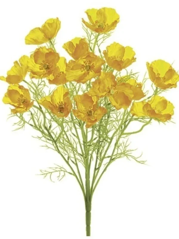 Aldik Home Flowering Bushes<Poppy Bush 21.5 in. Yellow