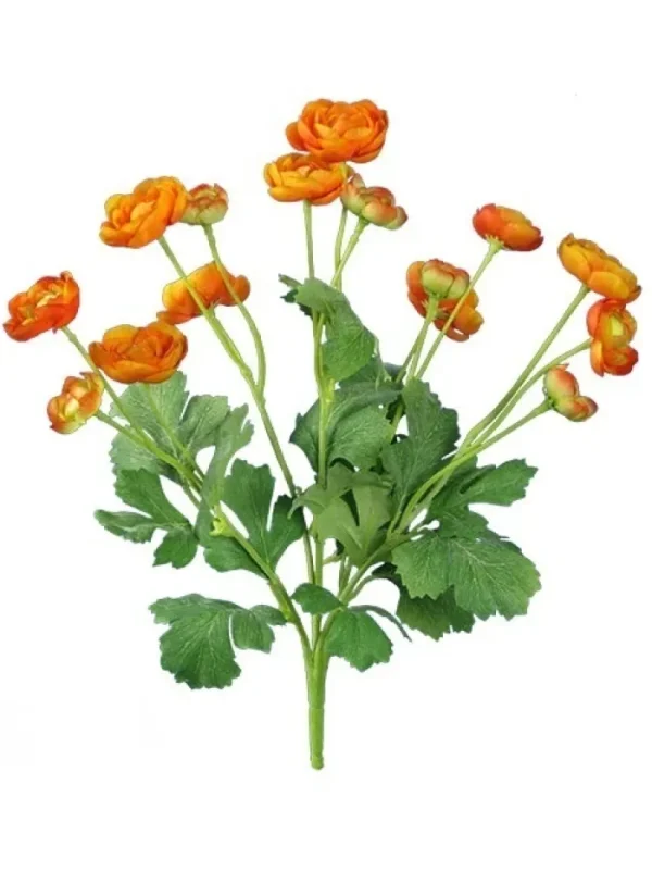 Aldik Home Flowering Bushes<Ranunculus Bush 13 in. Orange