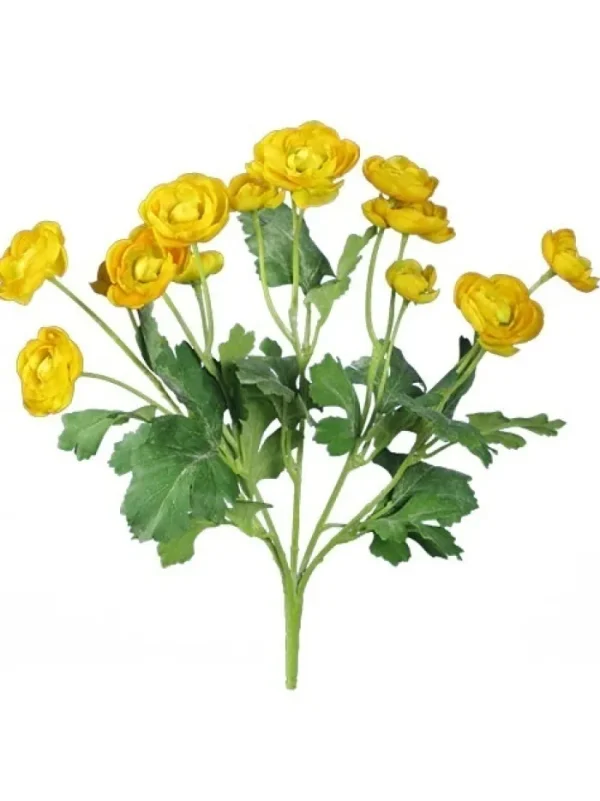 Aldik Home Flowering Bushes<Ranunculus Bush 13 in. Yellow