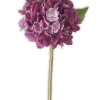 Aldik Home Natural Touch Silk Flowers<Real Touch Hydrangea 20 in. Purple
