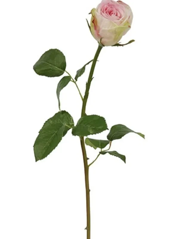 Aldik Home Silk Roses<Rose Bud 19.5 in. Pink / White
