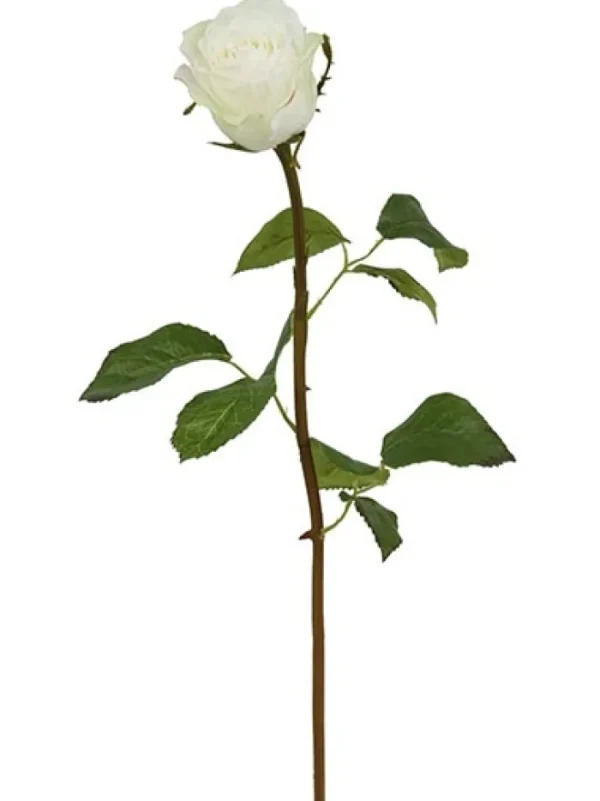 Aldik Home Silk Roses<Rose Bud 19.5 in. White