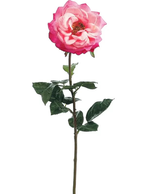 Aldik Home Natural Touch Silk Flowers | Silk Roses<Rose Orlane 25.5in Beauty