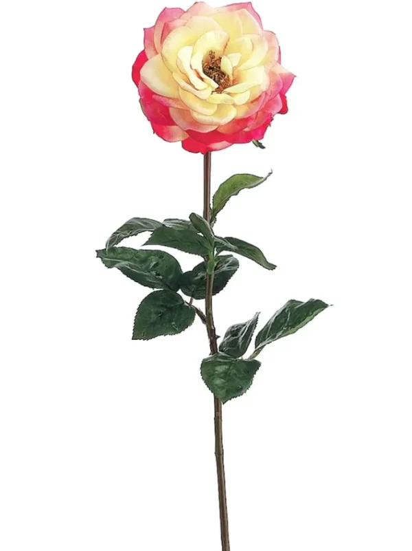 Aldik Home Natural Touch Silk Flowers | Silk Roses<Rose Orlane 25.5in Gold/Beauty