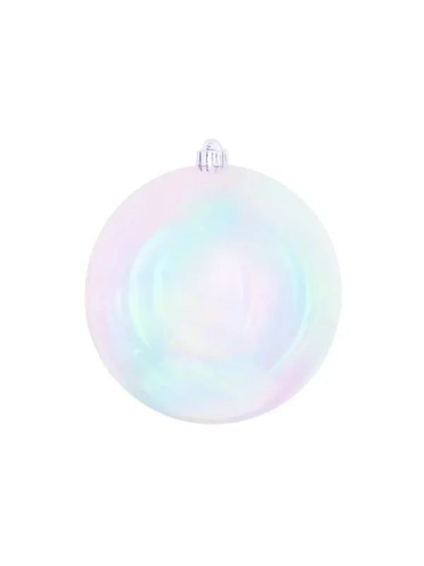 Aldik Home Seamless Shatterproof Ornaments<Seamless Shatterproof Iridescent White 4 in. - Case of 72