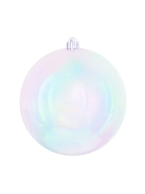 Aldik Home Seamless Shatterproof Ornaments<Seamless Shatterproof Iridescent White 6 in. - Case of 24