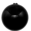 Aldik Home Seamless Shatterproof Ornaments<Seamless Shatterproof Shiny Black 10 in. - Case of 8