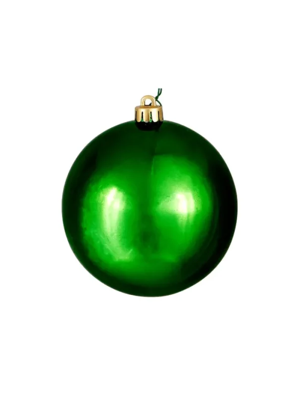 Aldik Home Seamless Shatterproof Ornaments<Seamless Shatterproof Shiny Green 4 in. - Case of 72