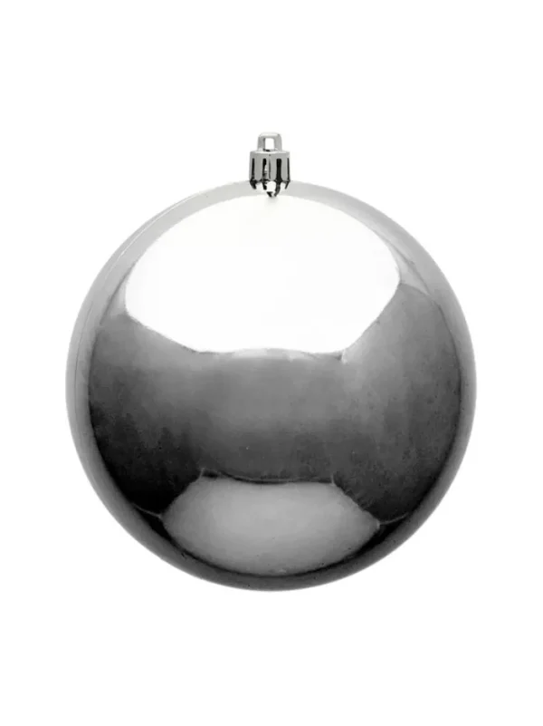 Aldik Home Seamless Shatterproof Ornaments<Seamless Shatterproof Shiny Silver 6 in. - Case of 24
