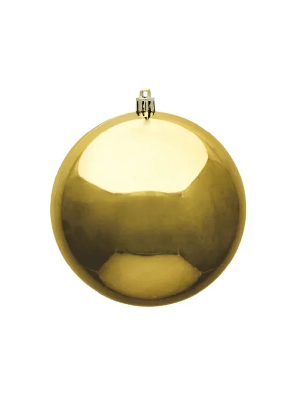 Aldik Home Seamless Shatterproof Ornaments<Seamless Shatterproof Shiny Gold 4.75 in. - Case of 48