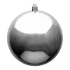 Aldik Home Seamless Shatterproof Ornaments<Seamless Shatterproof Shiny Silver 8 in. - Case of 12