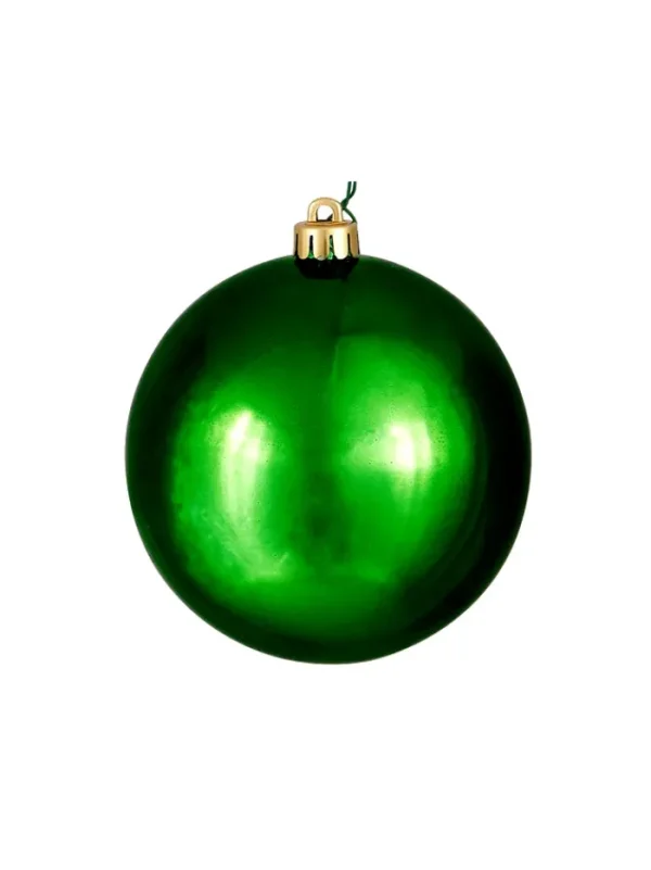 Aldik Home Seamless Shatterproof Ornaments<Seamless Shatterproof Shiny Green 4.75 in. - Case of 48