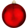Aldik Home Seamless Shatterproof Ornaments<Seamless Shatterproof Shiny Red 10 in. - Case of 8
