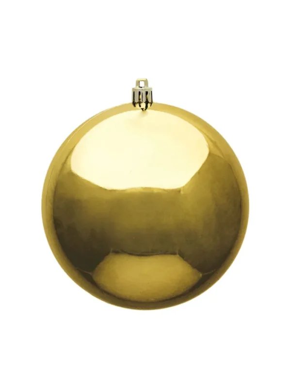 Aldik Home Seamless Shatterproof Ornaments<Seamless Shatterproof Shiny Gold 6 in. - Case of 24