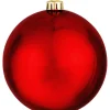 Aldik Home Seamless Shatterproof Ornaments<Seamless Shatterproof Shiny Red 12 in.