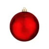 Aldik Home Seamless Shatterproof Ornaments<Seamless Shatterproof Shiny Red 4 in. - Case of 72