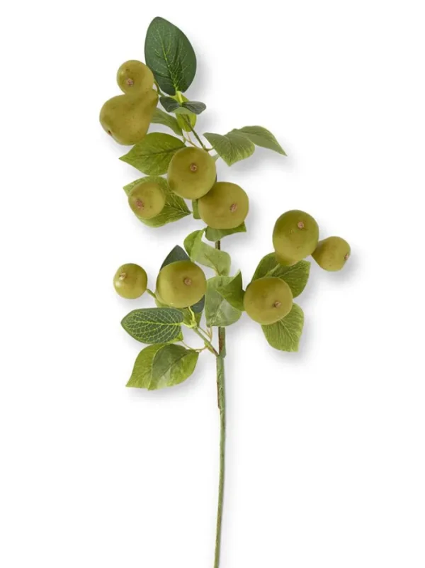 Aldik Home Fruit And Vegetables | Artificial Tree Branches<Speckled Pear Stem 31 in. Green