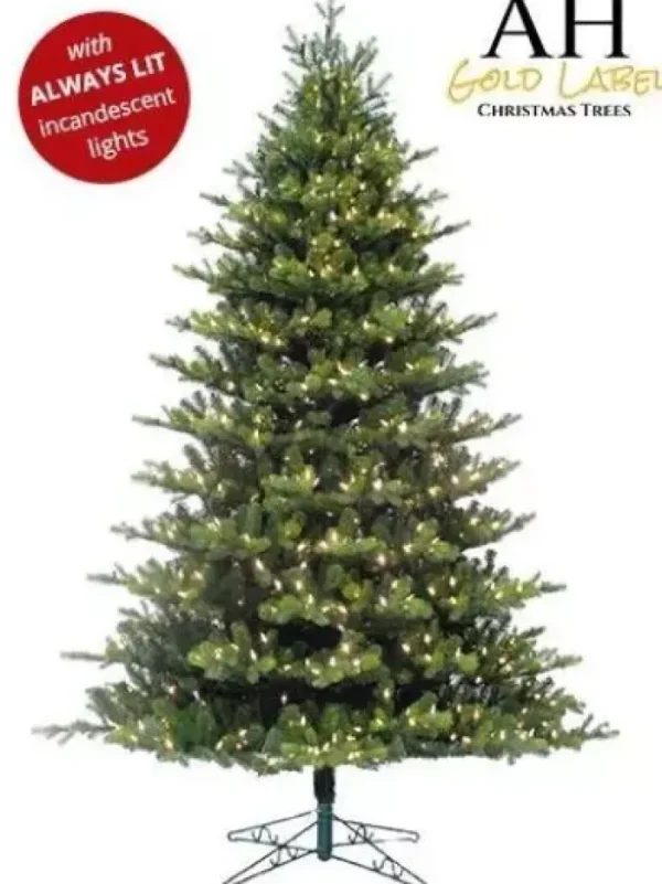 Aldik Home Tall Christmas Trees | Pre Lit Christmas Trees<Vermont Spruce Always Lit 12 FT