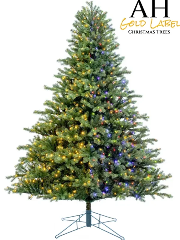 Aldik Home Pre Lit Christmas Trees | Tall Christmas Trees<Virginia Fir LED 7.5 FT - Color Switch