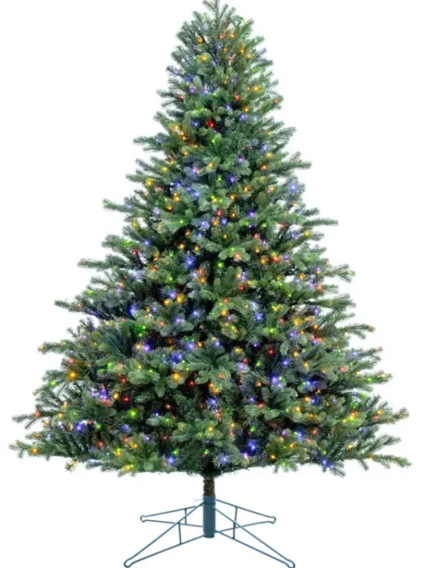 Aldik Home Pre Lit Christmas Trees | Tall Christmas Trees<Virginia Fir LED 7.5 FT - Color Switch