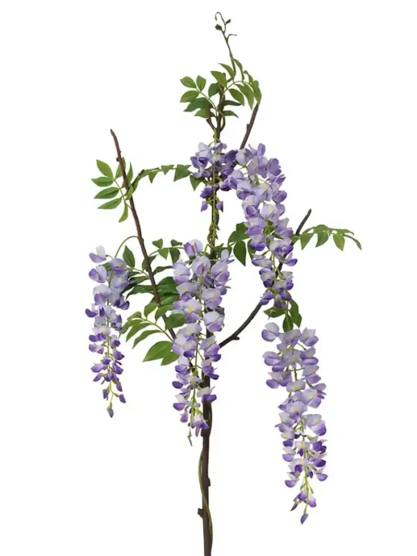 Aldik Home Artificial Tree Branches<Wisteria 55.5 in. Light Blue/Purple