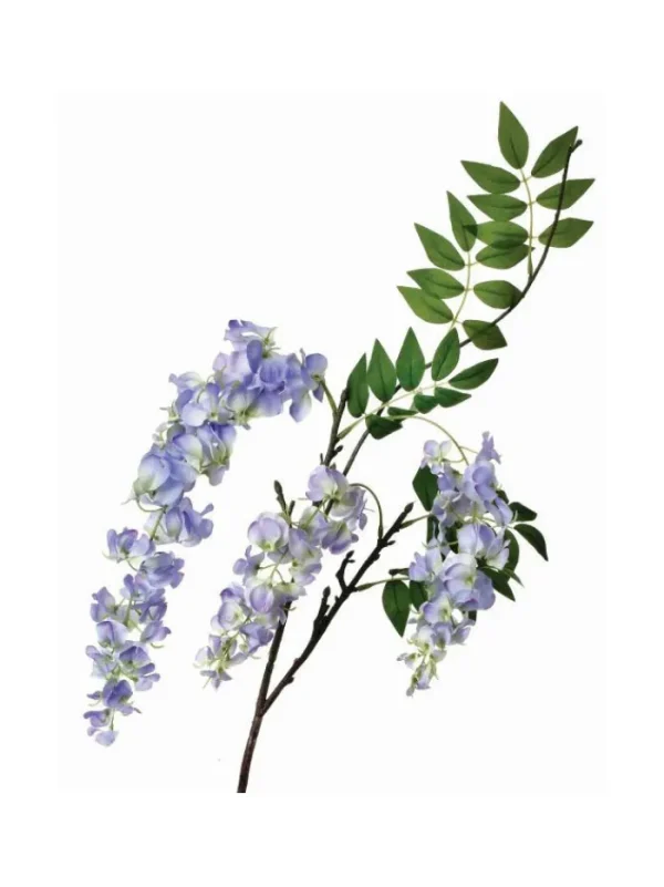 Aldik Home Artificial Tree Branches<Wisteria Branch 38 in. Blue